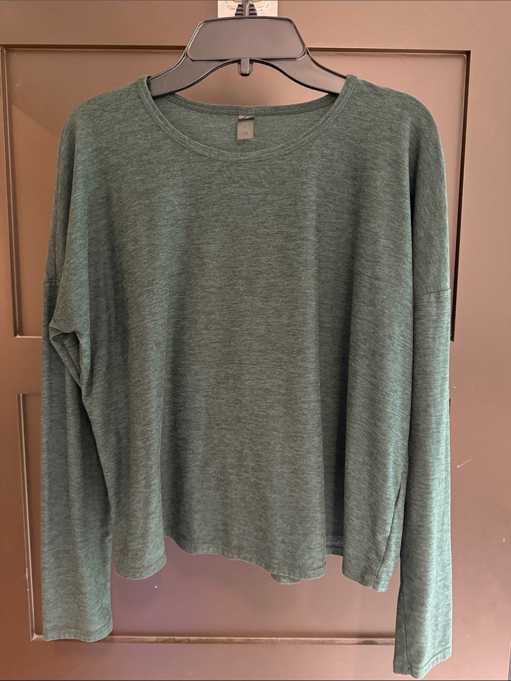 Beyond Yoga Long Sleeve Tee in Forest Green